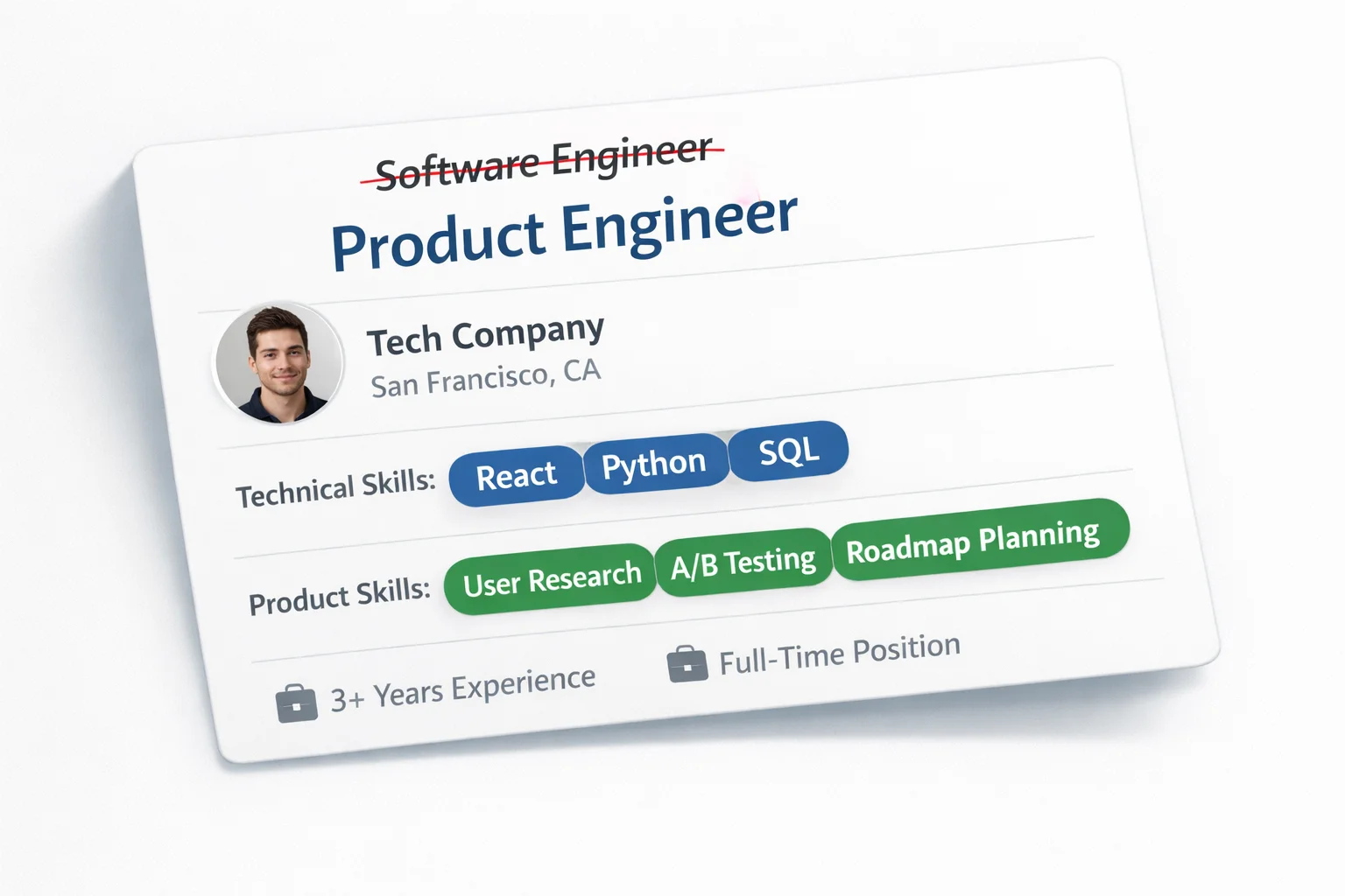 Product Engineer bridging engineering and product